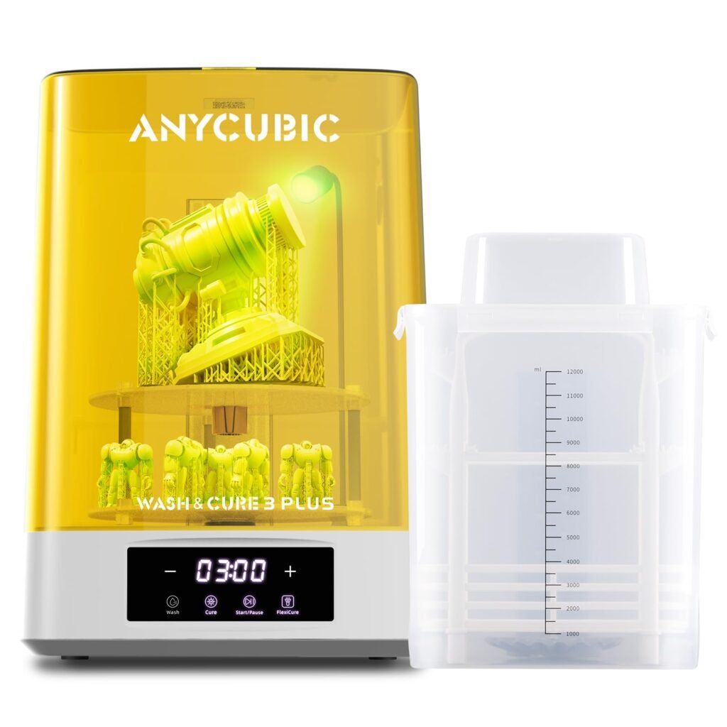 ANYCUBIC 3D Resin Printer Wash & Cure 3: Innovación en Limpieza Eficiente