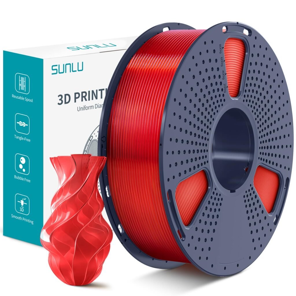 SUNLU PLA+ Filament Ideal para Impresiones 3D de Alta Precisión