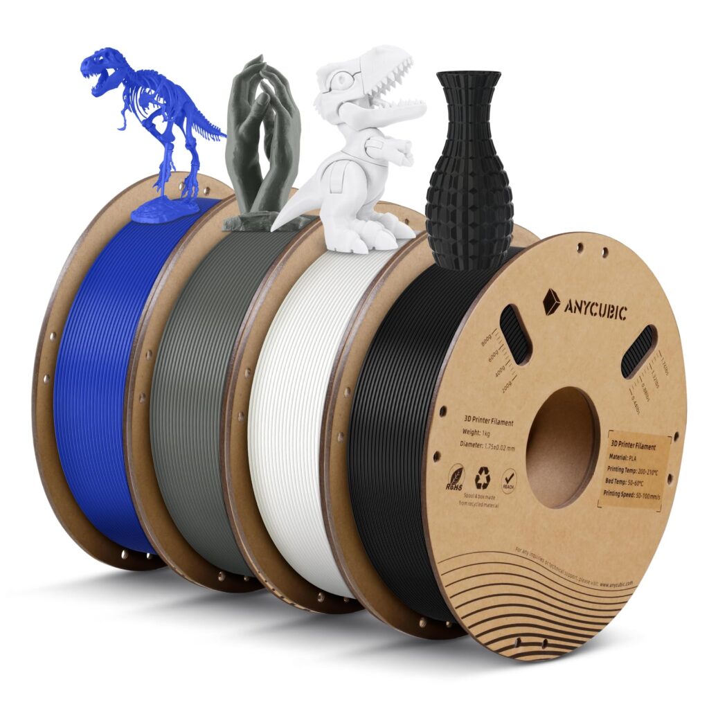 ANYCUBIC Filamento PLA 1.75mm, Ideal para Impresiones 3D Perfectas