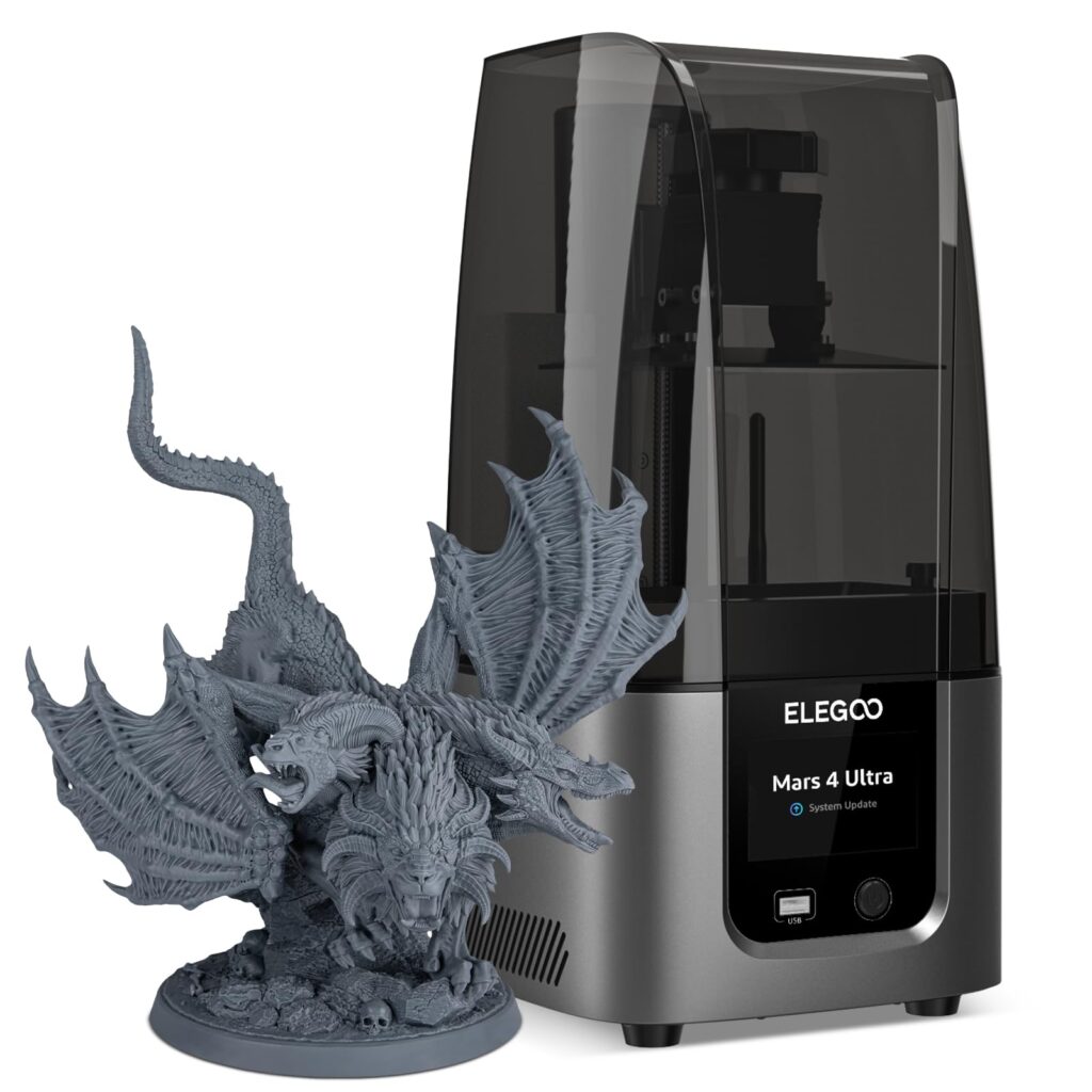 Impresora 3D ELEGOO Mars 4 Ultra: Precisión y Conectividad Avanzada