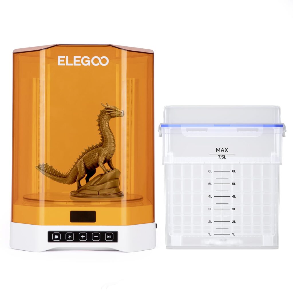 Elegoo Mercury Plus V2.0: Eficiencia en Lavado y Curado 3D