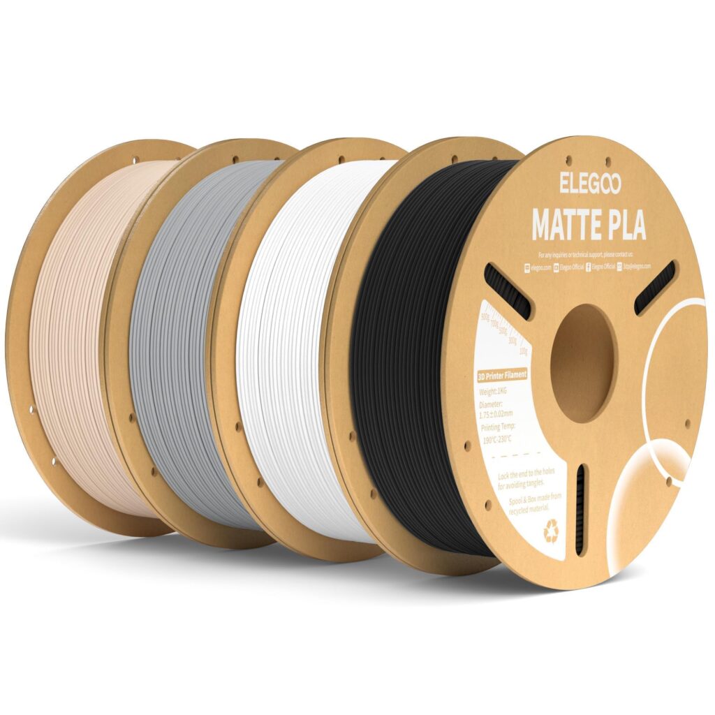 Filamento PLA Mate ELEGOO: Calidad y Precisión para Impresoras 3D