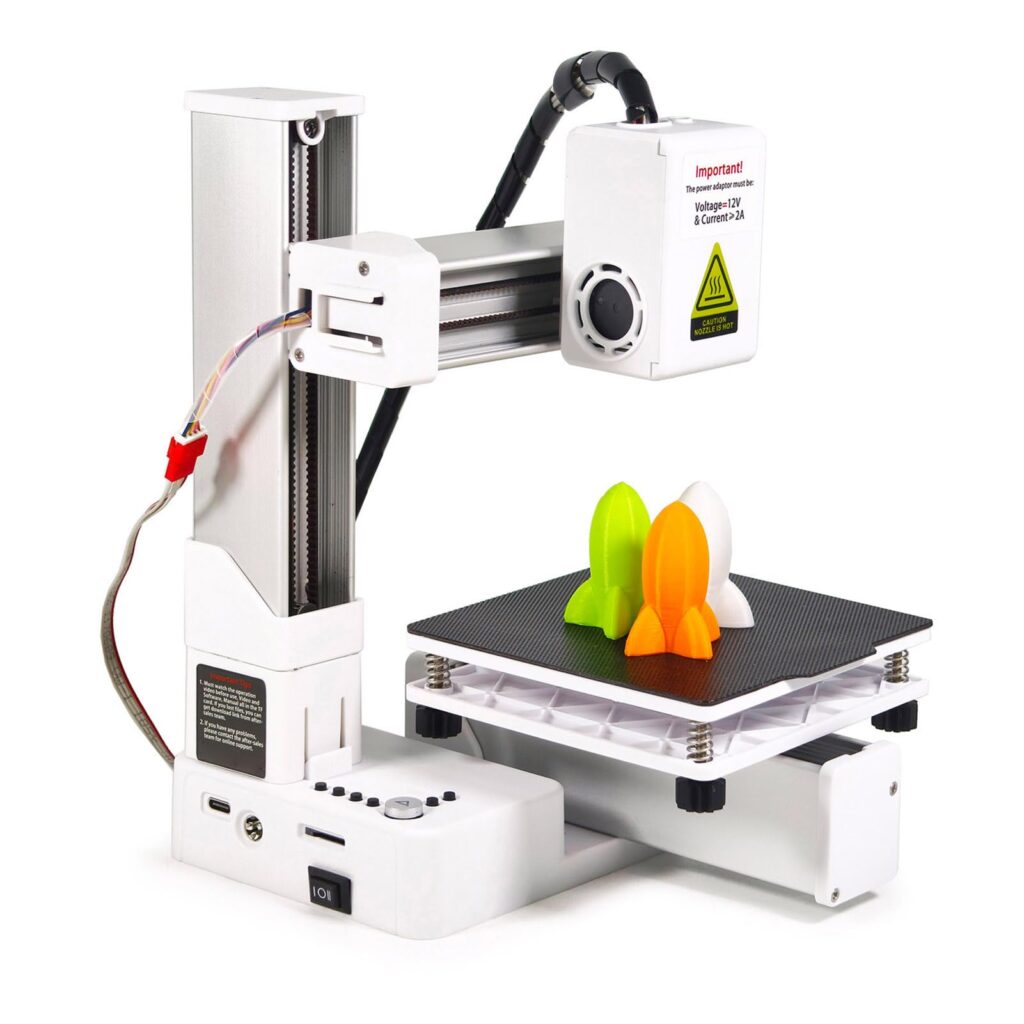 Mini Impresora 3D FDM Compacta para Principiantes, Ideal para Creaciones
